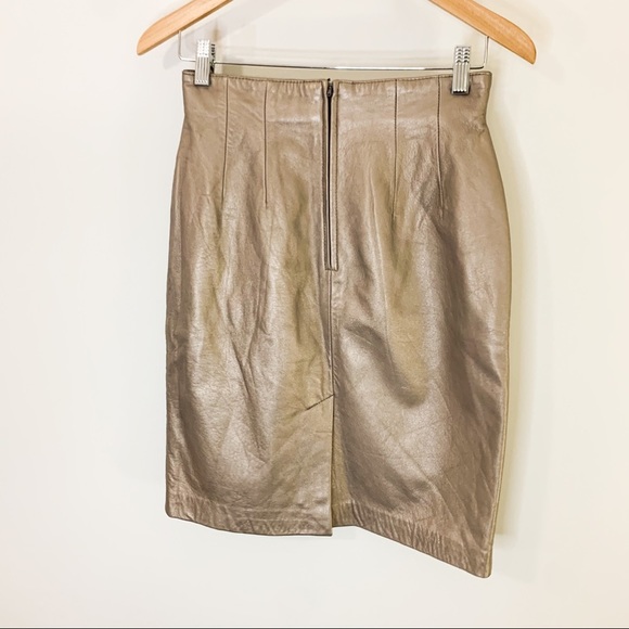 Lord & Taylor Metallic Pencil Skirt - Picture 3 of 4